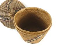 COILED LIDDED BASKET