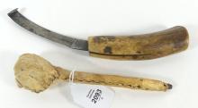 2 INUIT FISHING TOOLS