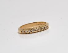 14K GOLD DIAMOND BAND