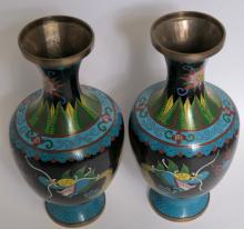 CLOISONNE VASES