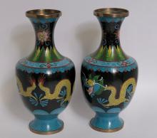 CLOISONNE VASES