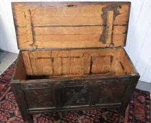 EARLY OAK COFFER