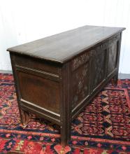 EARLY OAK COFFER