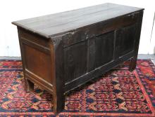 EARLY OAK COFFER