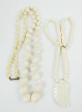 2 AFRICAN SCHOOL NECKLACES