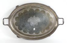 VICTORIAN SILVER SERVICE TRAY