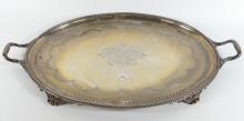 VICTORIAN SILVER SERVICE TRAY