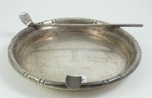 CELEBRITY SILVER ASHTRAY