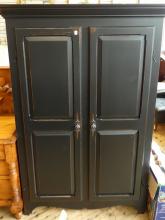 PAINTED PINE ARMOIRE