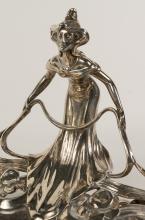 FIGURAL ART NOUVEAU BOWL