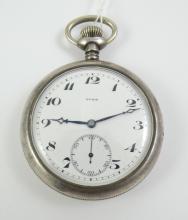 ANTIQUE STERLING POCKET WATCH