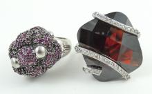 2 UNIQUE LADIES' RINGS