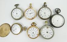 7 WALTHAM POCKET WATCHES