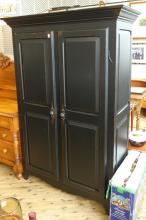 PAINTED PINE ARMOIRE