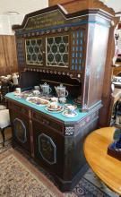 ANTIQUE SWISS KITCHEN HUTCH