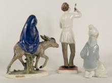 THREE FIGURINES