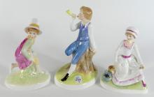 3 ROYAL DOULTON FIGURINES