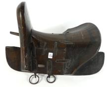 ANTIQUE WOOD SADDLE