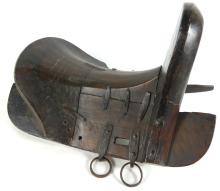 ANTIQUE WOOD SADDLE