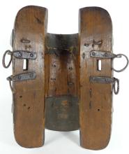 ANTIQUE WOOD SADDLE