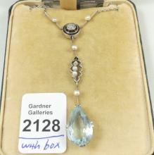ART DECO LAVALIERE NECKLACE
