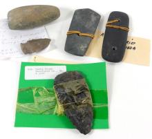 5 STONE ARTIFACTS