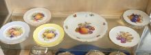 TWO SETS OF DESSERT PLATES