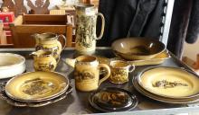 RIDGWAYS "COACHING DAYS" POTTERY