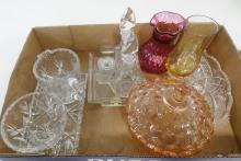 COLOURED GLASSWARE AND CRYSTAL