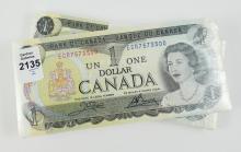 200 CANADIAN UNCIRCULATED $1 NOTES