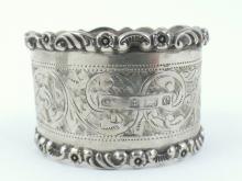 PAIR STERLING NAPKIN RINGS