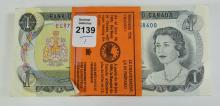 100 CANADIAN UNCIRCULATED $1 NOTES