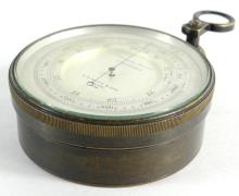 ENGLISH ANEROID SURVEY BAROMETER