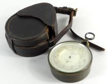 ENGLISH ANEROID SURVEY BAROMETER