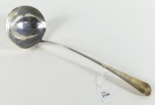 LARGE ANTIQUE STERLING LADLE