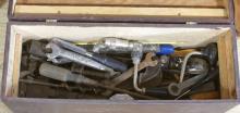 ANTIQUE TOOLBOX WITH CONTENTS