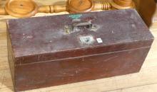 ANTIQUE TOOLBOX WITH CONTENTS