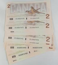 UNCIRCULATED CANADIAN CURRENCY