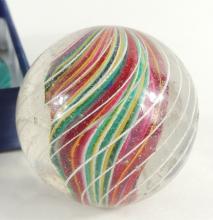 VINTAGE MARBLES INCLUDING RARE SWIRL
