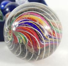 VINTAGE MARBLES INCLUDING RARE SWIRL