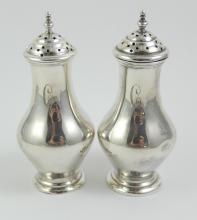 PAIR STERLING SHAKERS