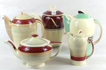 SUSIE COOPER TEAPOTS, ETC.