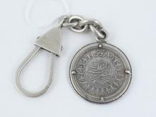 SOLID SILVER KEY CHAIN