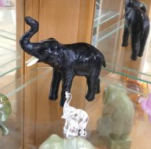 SEVEN ELEPHANT FIGURINES