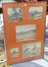 FRAMED ENGRAVINGS AND PRINT