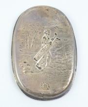 SMALL OVAL GOLFING DISH