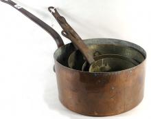 ANTIQUE COPPER COOKWARE