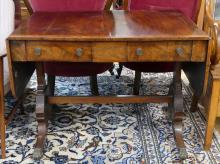 REGENCY DROP-LEAF LIBRARY TABLE