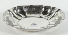 ANTIQUE SOLID SILVER DISH