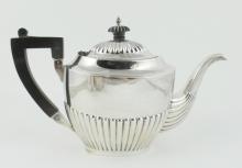 STERLING THREE-PIECE TEA SET